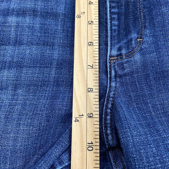 Lee‎ Jeans Womens Size 14 Short Dark Wash Denim Relaxed Fit Straight Mid Rise - Picture 8 of 12